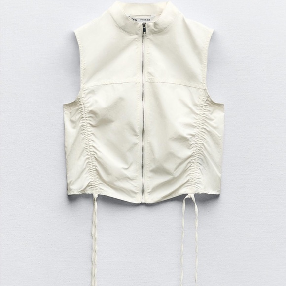 Zara Ruched Vest - Picture 2 of 9